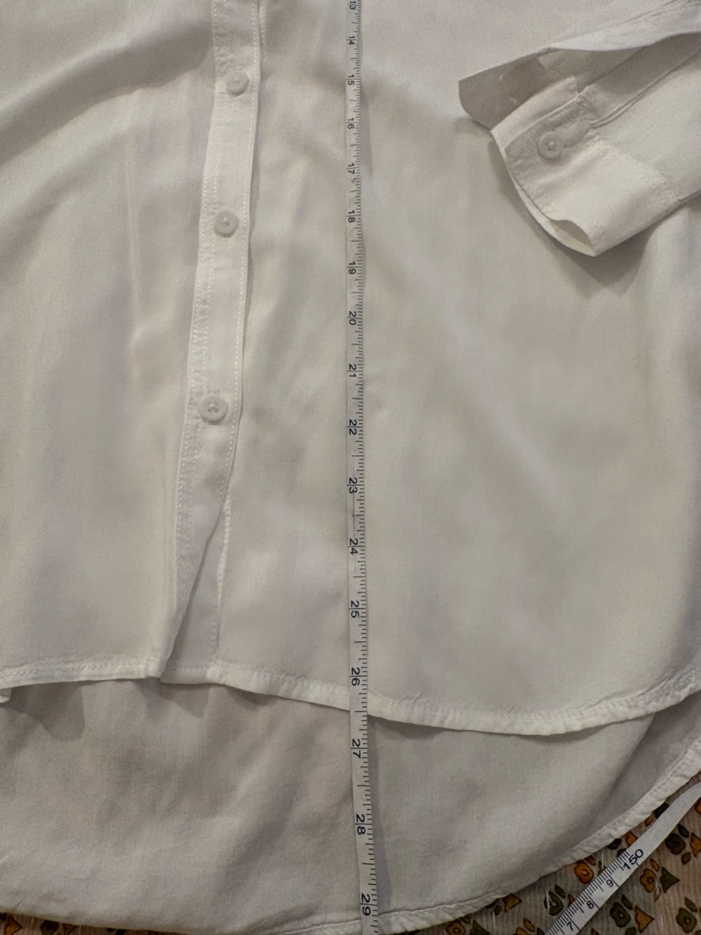 beachlunchlounge White Women’s Casual Button-Down Shirt 100% Viscose - Picture 6 of 7